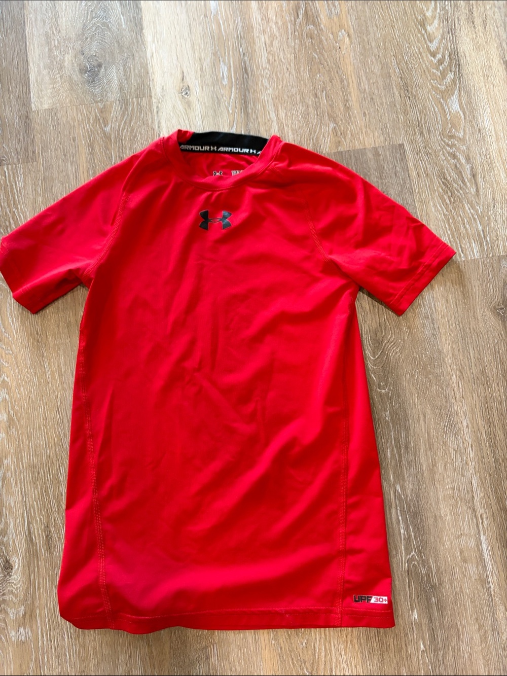 Under Armour Red Short Sleeve HeatGear Performance Tee